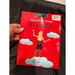Vtg SPANX High Falutin Footless Pantyhose Sz B High Waisted NEW